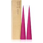 Ester & Erik cone candles clear pink (no. 41) dekorativ ljusstake 2x25 cm