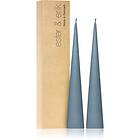 Ester & Erik cone candles dusty blue (no. 83) dekorativ ljusstake 2x25 cm