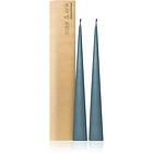 Ester & Erik cone candles steel blue (no. 64) dekorativ ljusstake 2x37 cm