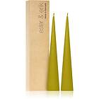 Ester & Erik cone candles pure wasabi (no. 68/2) dekorativ ljusstake 2x25 cm