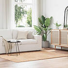vidaXL Ryamatta med lång lugg NAVARRA beige 130x200 cm