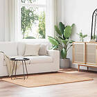 vidaXL Ryamatta med lång lugg NAVARRA beige 120x170 cm