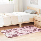 vidaXL Ryamatta med lång lugg NAVARRA dammig rosa 80x150 cm