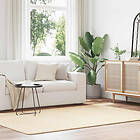 vidaXL Ryamatta med lång lugg NAVARRA gräddvit 160x230 cm