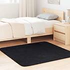 vidaXL Ryamatta med lång lugg NAVARRA svart 120x120 cm