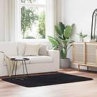 vidaXL Ryamatta med lång lugg NAVARRA svart 120x170 cm