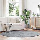 vidaXL Ryamatta med lång lugg NAVARRA silvergrå 200x200 cm