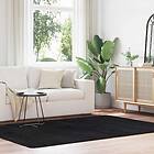 vidaXL Ryamatta med lång lugg NAVARRA svart 160x230 cm