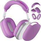 CaseOnline Silikonfodral för AirPods Max hörlurar Purple