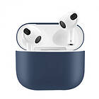 Generic Silikonskal till Airpods 3, Mörkblå