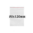 Zip-lock-påsar 80x120mm, 100st