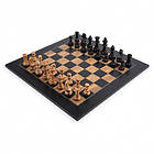 Schack/Chess Set- Black Olive Delux field 50 mm