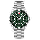 Swiss Alpine Military Sentinel Silver Green 7073.1134