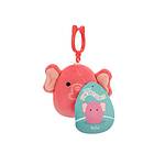 Squishmallows 9 cm P22 Clip On Kyla Pink Elephant