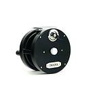 Iwana Retro 1:2 Multiplier Salmon Reel Black 3,75'' Wide