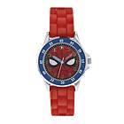 Disney Peers Hardy Marvel Spiderman Red Silicon Strap Watch