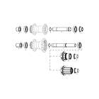 Shimano Zipp Frihjulsbody Freehub Body för ZR1 Nav HG Road
