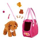 Our Generation Poodle dog in bag (735248)