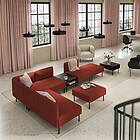 IKEA LILLEHEM 6-sitsig modulsoffa med sidobord Bredd: 342 cm