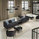 IKEA LILLEHEM 4-sitsig modulsoffa med sidobord Bredd: 346 cm