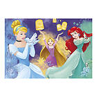 Dino Barnpussel 2 i 1 Pussel Princesses, 77 bitar