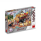 Dino Pussel Secret Puzzle Puppie, 1000 bitar