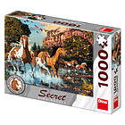 Dino Pussel Secret Puzzle Horses, 1000 bitar