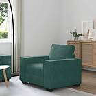 vidaXL Soffstol mörkgrön 59 cm sammet