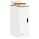 vidaXL Förvaringsskåp för garage vit 30x51x85 cm massivt trä furu