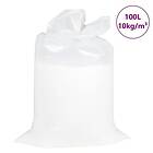 vidaXL Sittsäck fyllning EPS 100l vit 10kg/m³