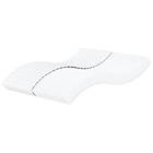 vidaXL Skummadrass vit 160x210 cm hårdhet H2 H3