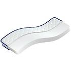vidaXL Memoryskummadrass vit 70x200x17 cm