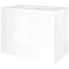 Sanibell Proline möbelpaket, 81x46 cm, vit högglans