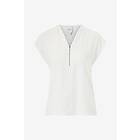 Calvin Klein Heavy Georgette SS Zip Blouse (Dam)