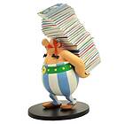 Plastoy Obelix Pile Of Comics Collectible Figurine