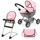 Bayer Design Dockvagn Cosy Set, Soft Pink