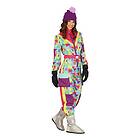 80-tals Rosa Skiddress Maskeraddräkt Medium