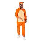 OppoSuits Röd Katt Onesie Medium