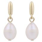 Snö Of Sweden Hilma Short Earrings Gold White