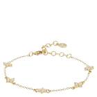 Snö Of Sweden Lucy Small Pearl Bracelet Gold White Onesize