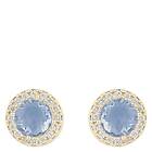 Snö Of Sweden Seine Earrings Gold Light Blue Onesize