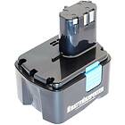Batteriexperten Kompatibelt med Hitachi WH 14DH, 14,4V, 3000 mAh