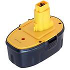 Batteriexperten Kompatibelt med DEWALT DW933, 18, 3000mAh