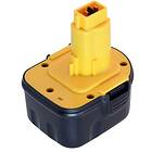 Batteriexperten Kompatibelt med DEWALT DC743KA, 12V, 3000 mAh