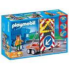 Playmobil Construction 4049 LED Signal on Trailer