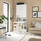 IKEA BILLY OXBERG bokhylla med skrivbord 80x202 cm
