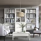 IKEA TONSTAD förvkomb m skjutbara vitrindörrar 243x47x201 cm
