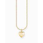 Thomas Sabo 18K guldpläterat hjärthalsband KE2234-413-39-L45V