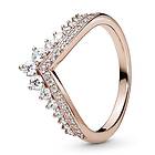 Pandora Rose Princess Wishbone ring 187736CZ 