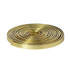 Panduro Hobby Aluminiumband mässingsfärgat, längd 3 meter, bredd 5 mm